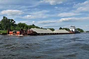 Barge for deck cargo . Project 16801 