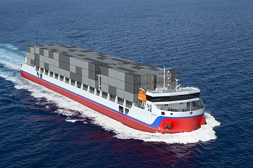 Multipurpose container ship. Project 00108 